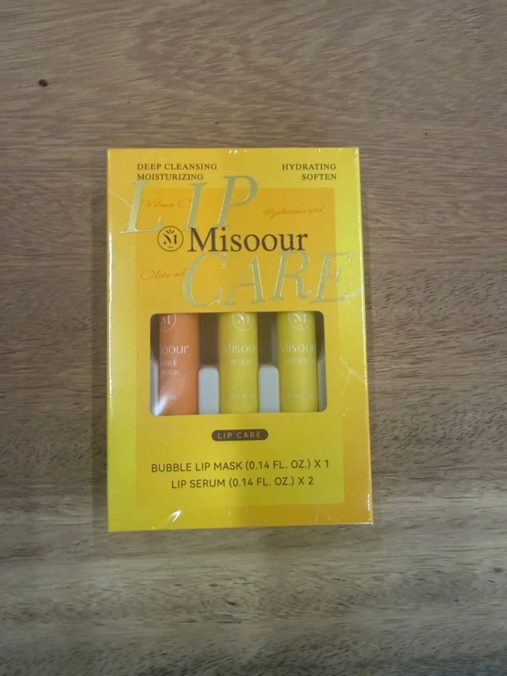 Lip Care Set - Yellow Hydrating Lip Mask & Serums